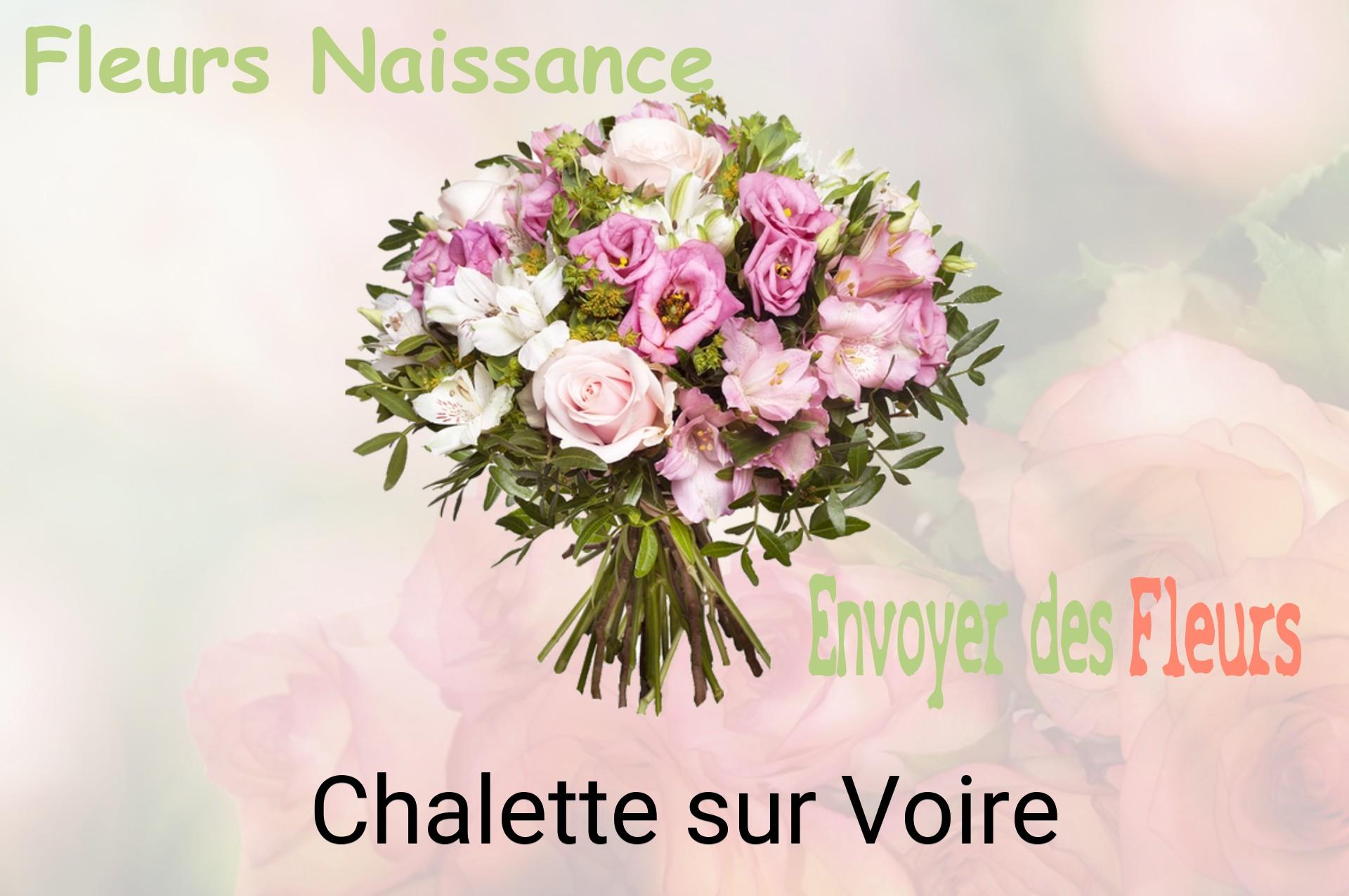 Bouquet de fleurs de naissance livré à Chalette-sur-Voire